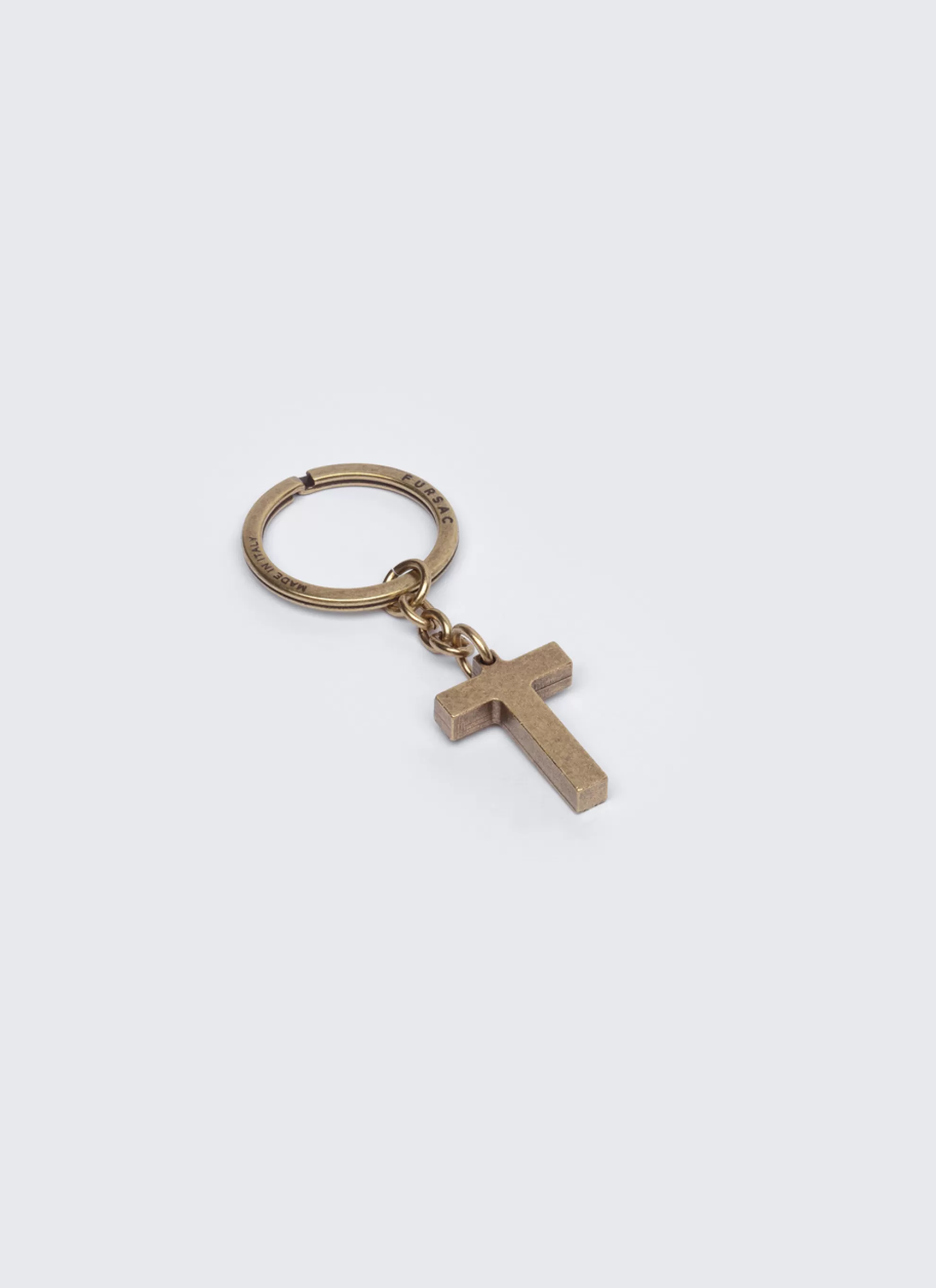 Best Sale Porte-Cles Lettre "T" En Laiton Homme Porte-Cles