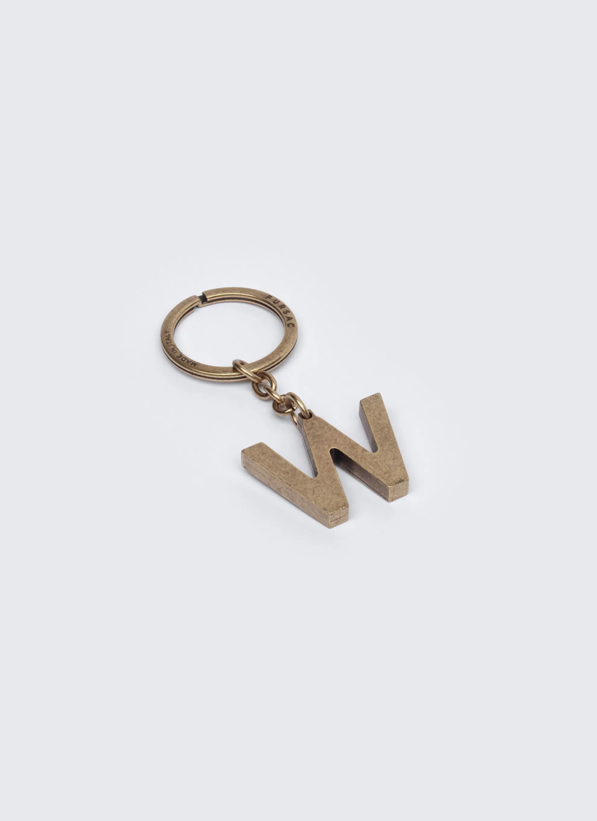 Cheap Porte-Cles Lettre "W" En Laiton Homme Porte-Cles