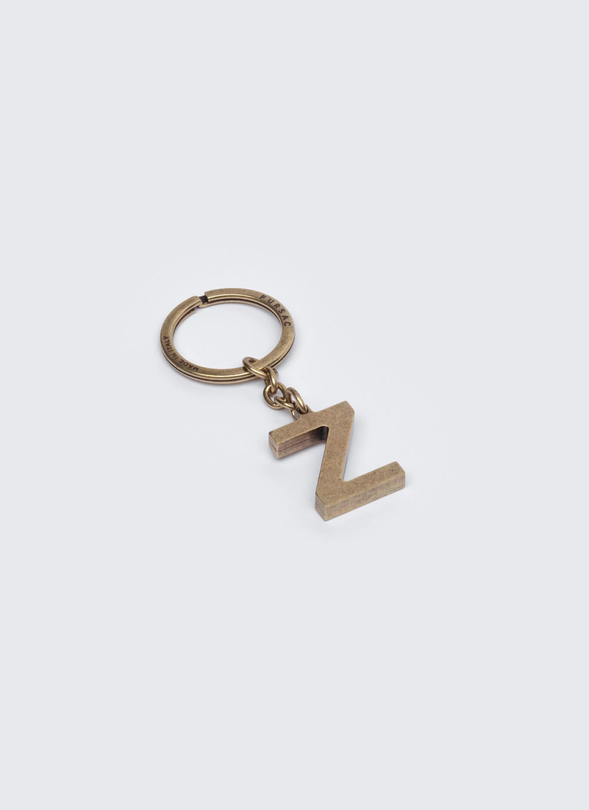 Outlet Porte-Cles Lettre "Z" En Laiton Homme Porte-Cles