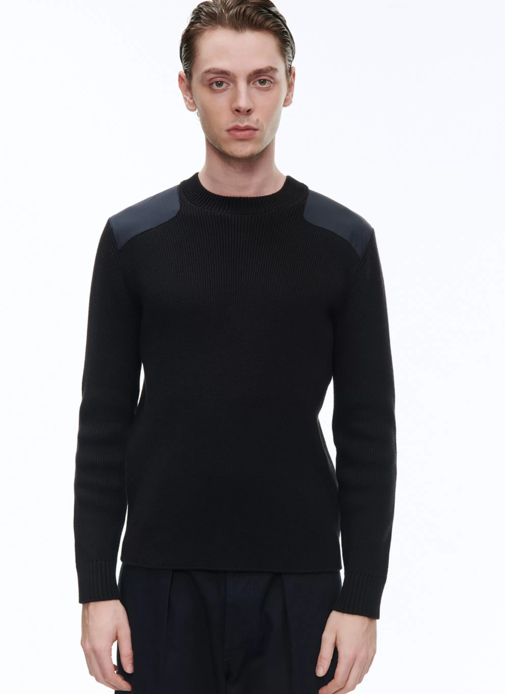 New Pull En Melange De Laine Et Coton Biologique Homme Pulls