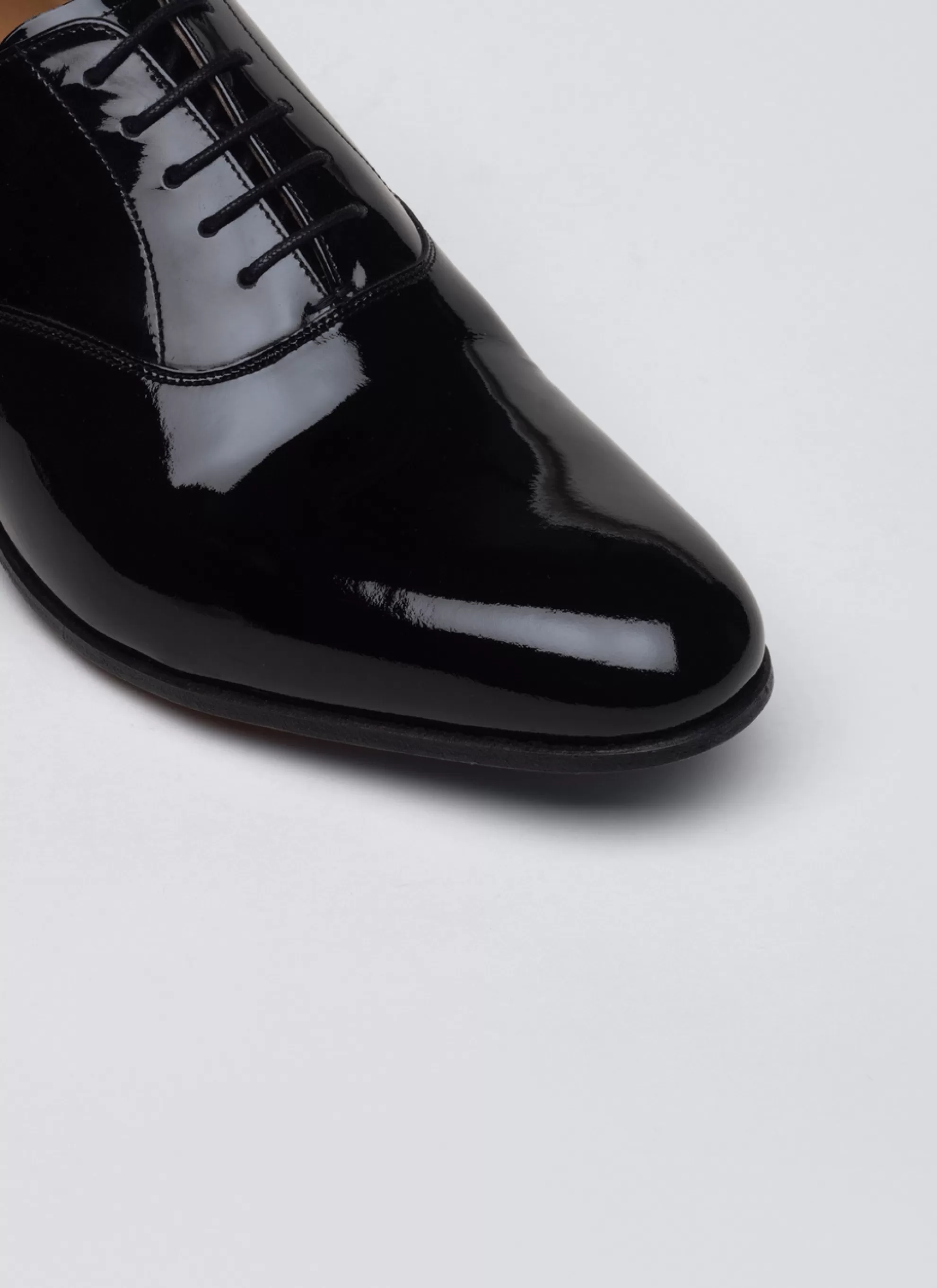 Fashion Richelieu En Cuir Verni Homme Chaussures