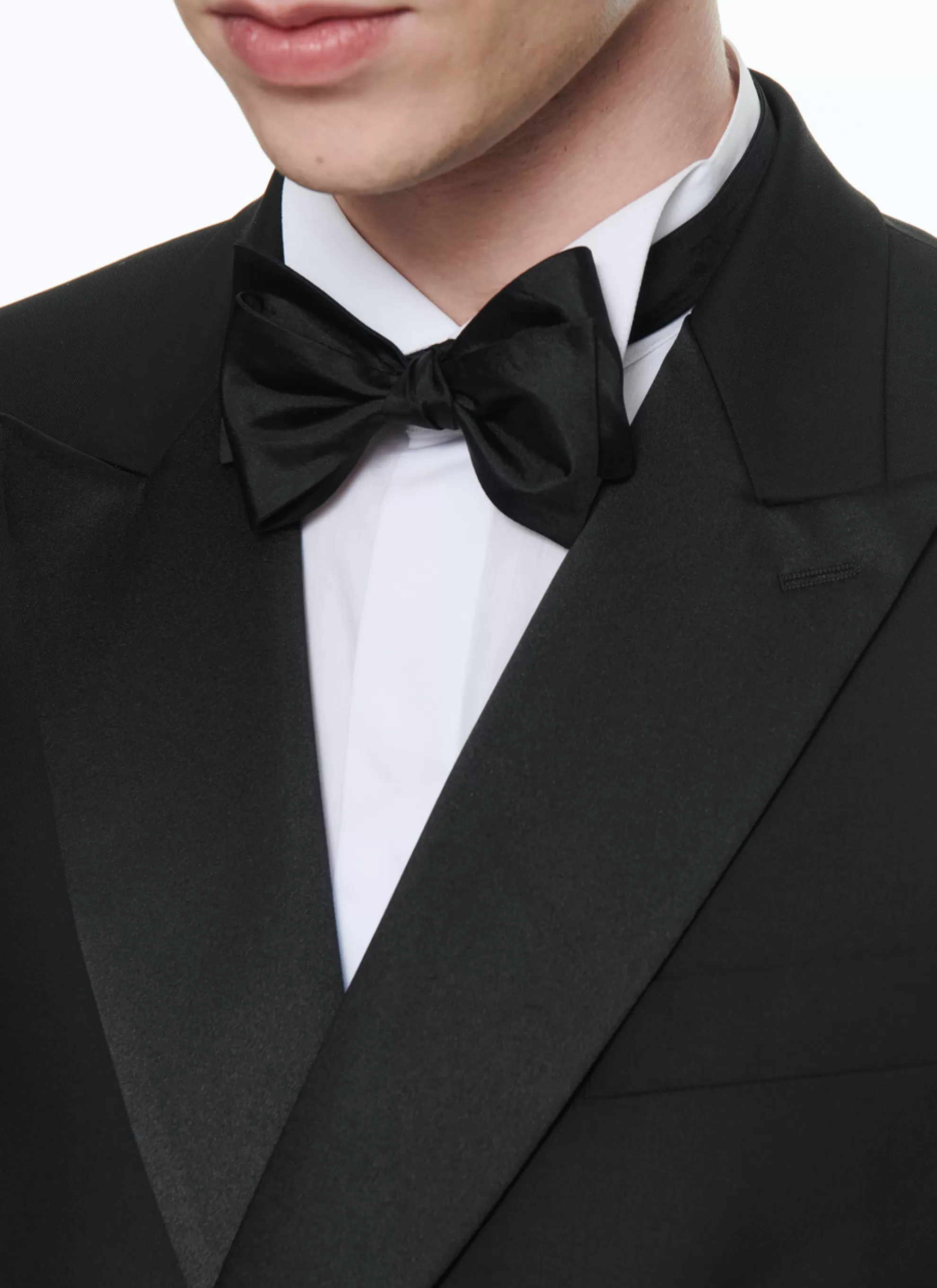New Smoking En Faille De Laine Satinee Homme Costumes