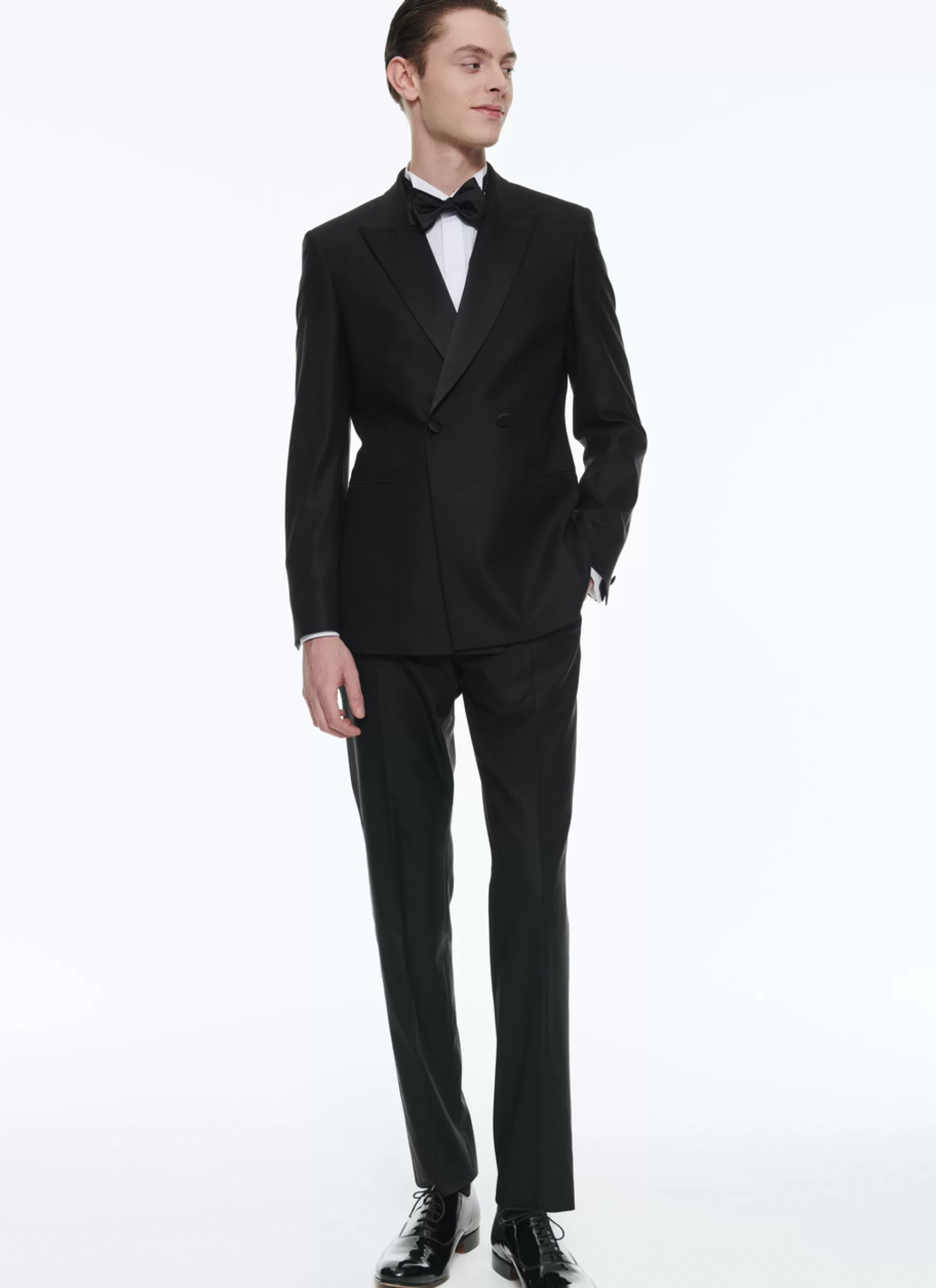 New Smoking En Faille De Laine Satinee Homme Costumes