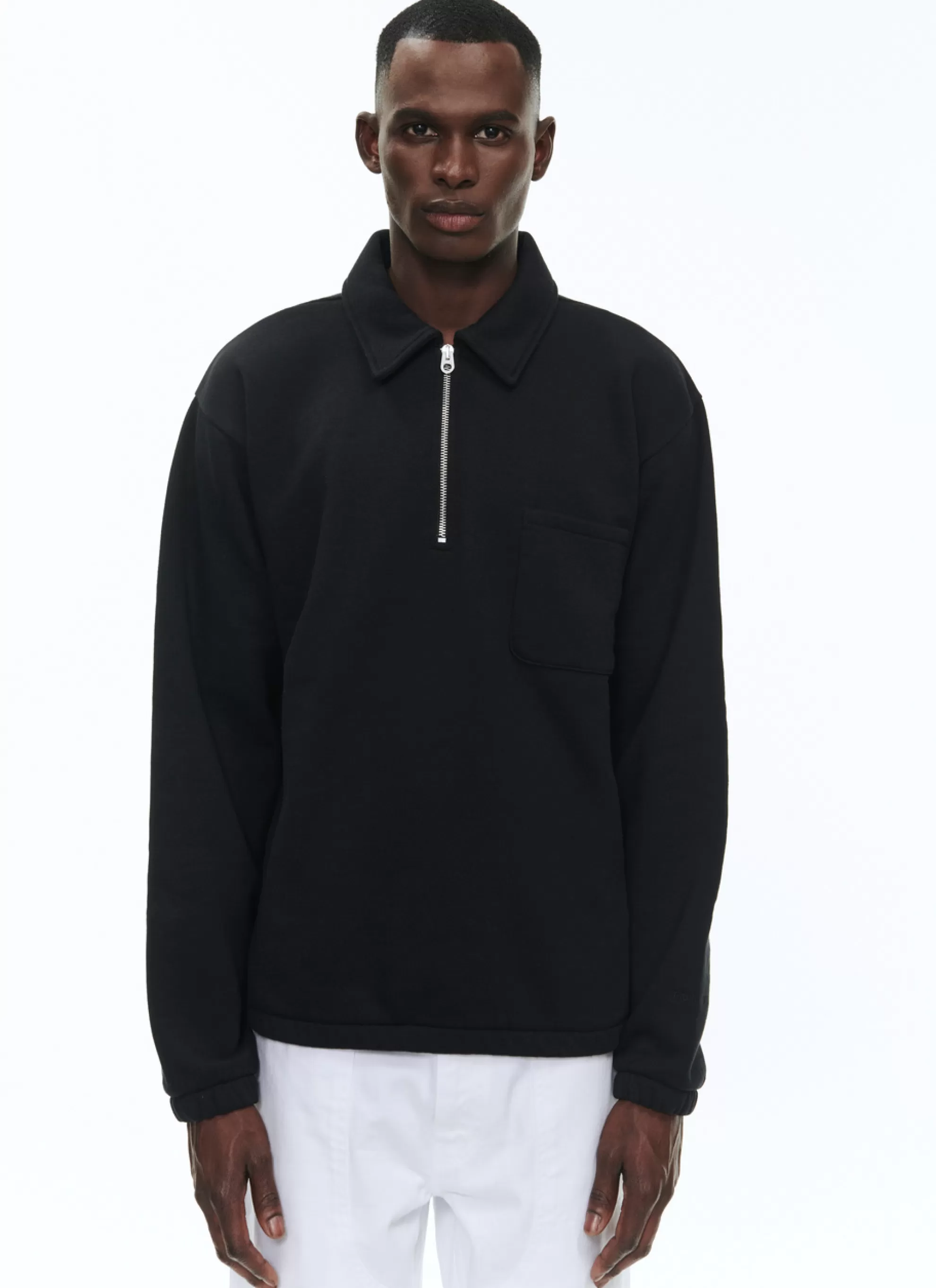 Store Sweatshirt En Jersey De Coton Homme Pulls
