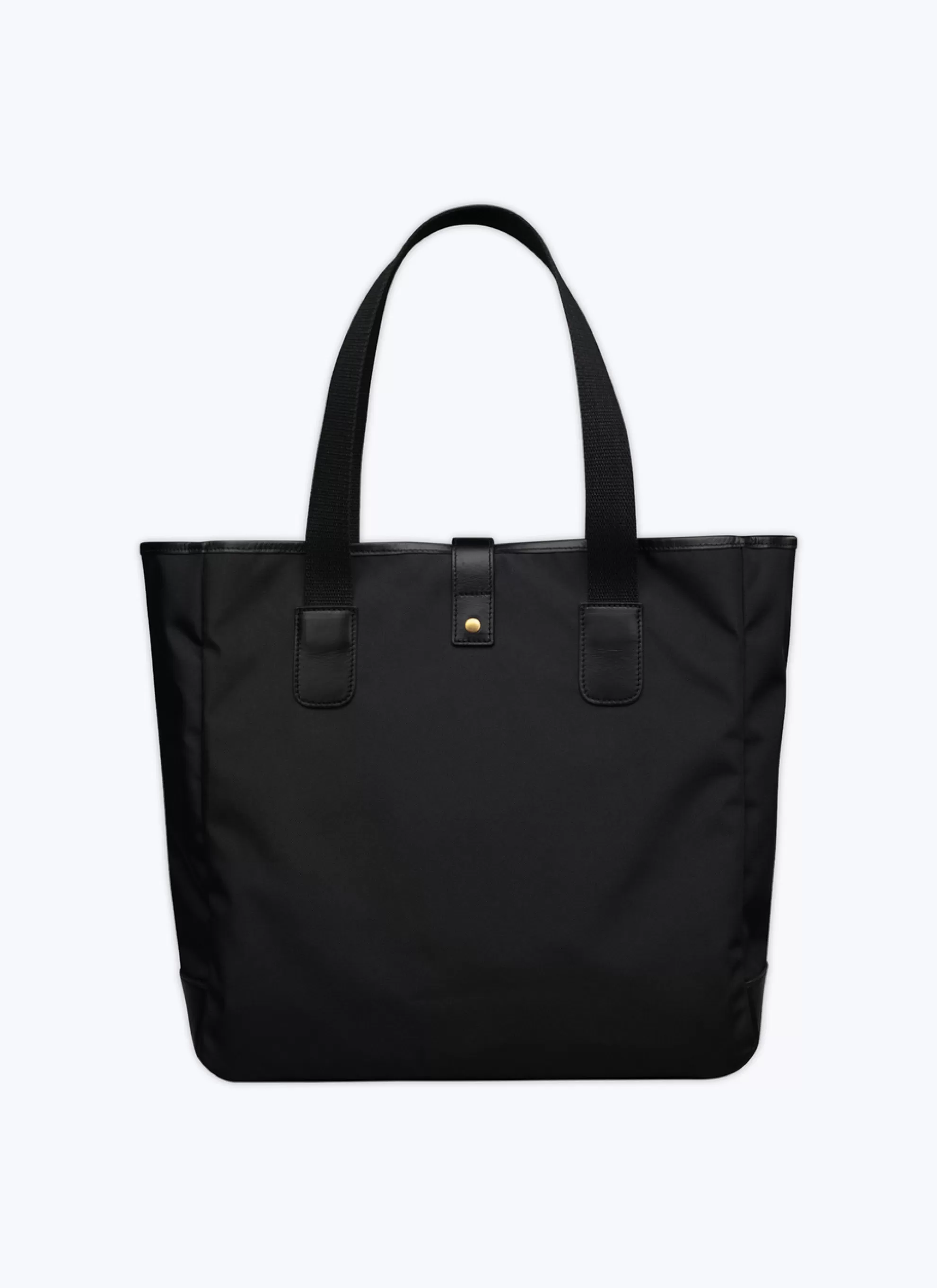 Cheap Tote Bag En Tissu Technique Et Cuir Homme Maroquinerie