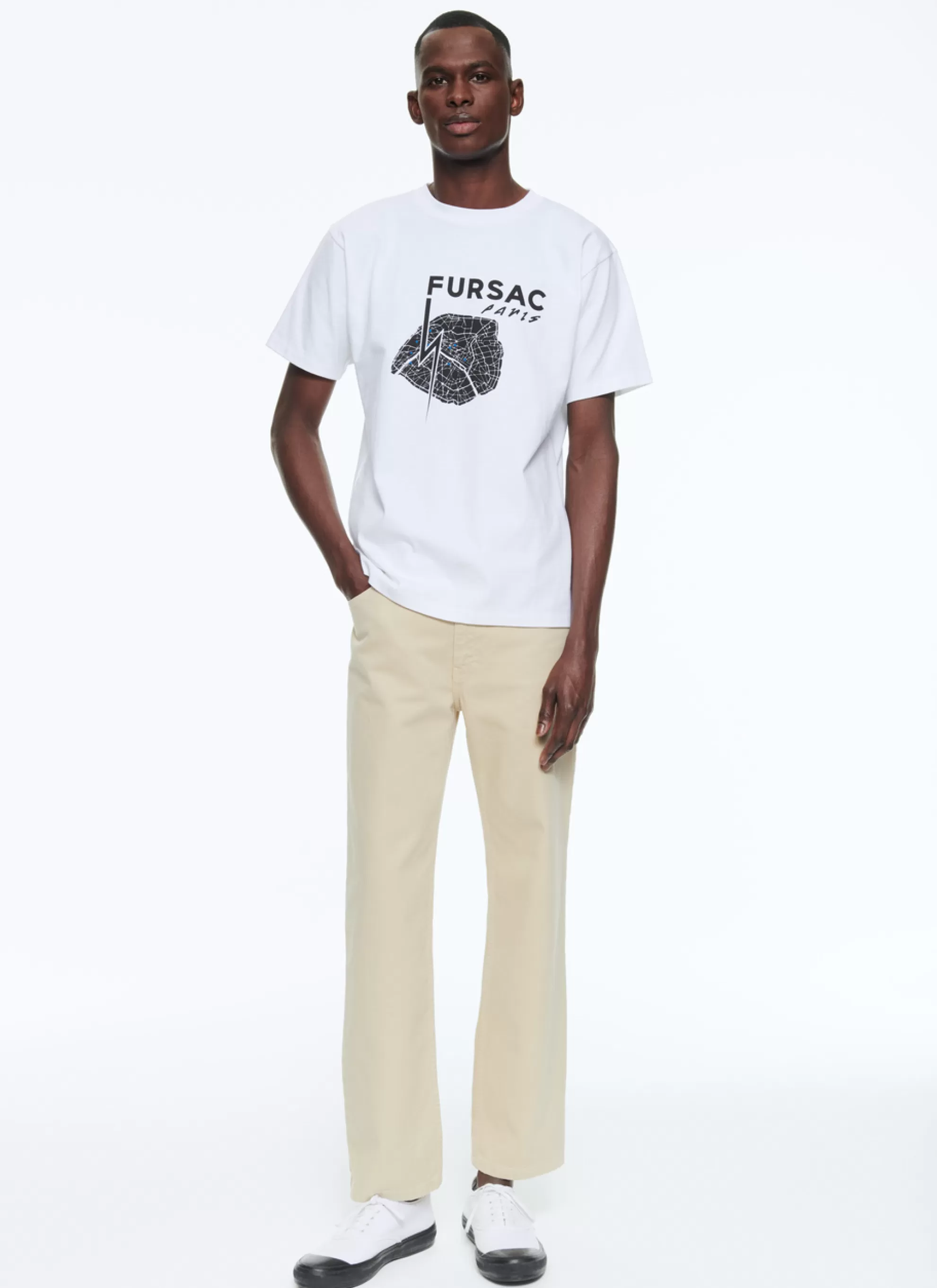 Clearance T-Shirt Paris En Jersey De Coton Biologique Homme Polos & T-Shirts