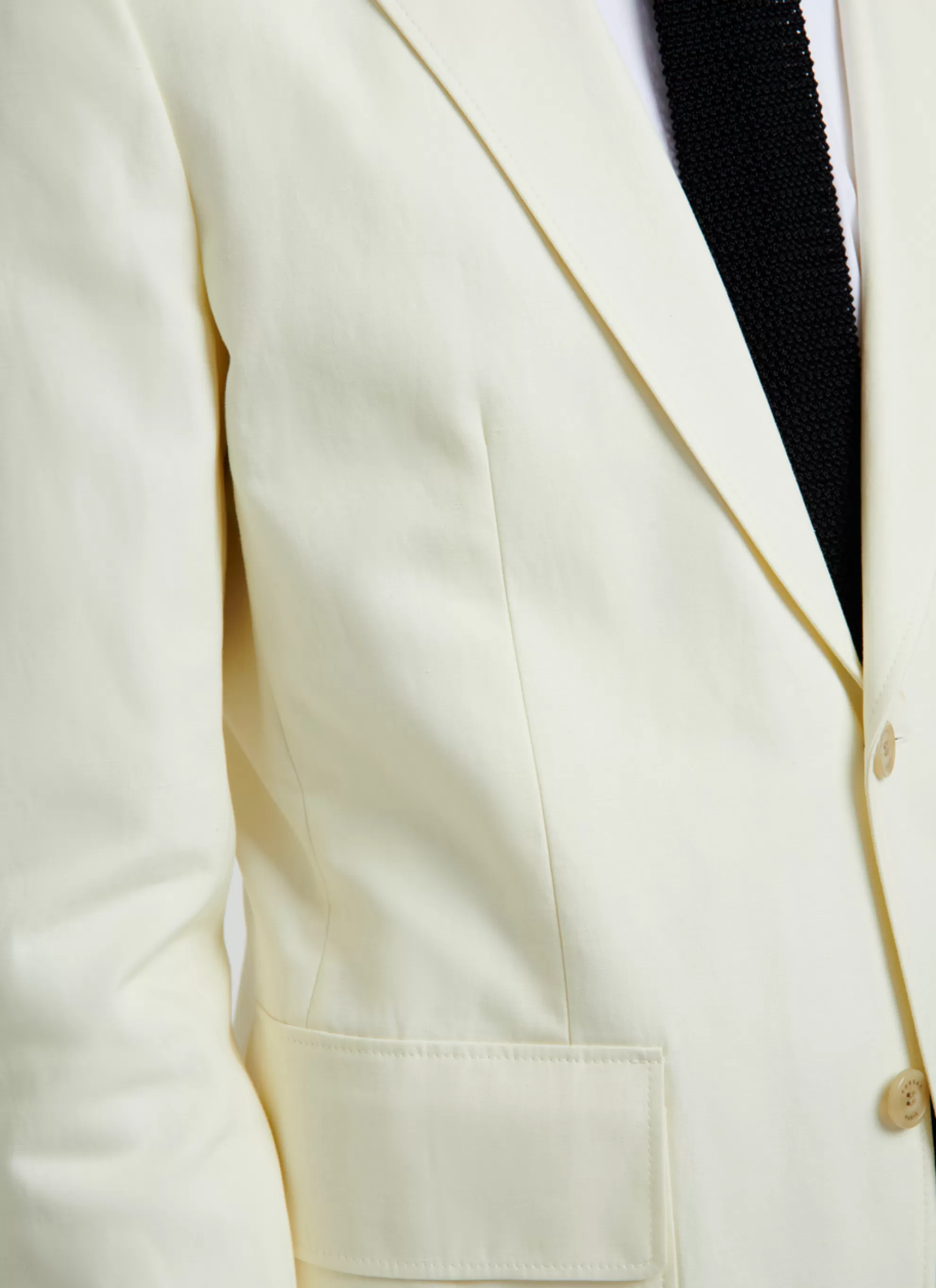 Store Veste En Serge De Coton Et Lin Homme Vestes
